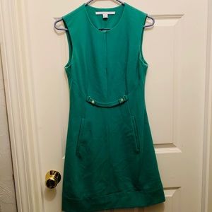 Diane Von Furstenberg Green Dress- Size 2
